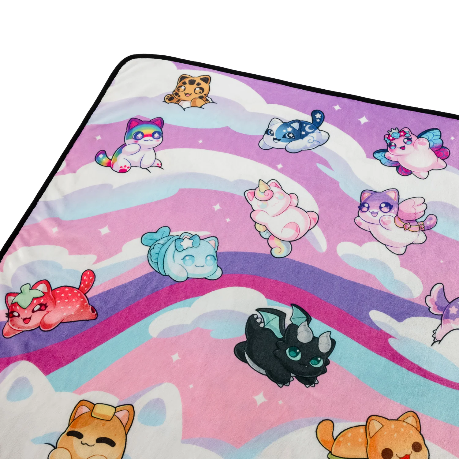 Dreamy Skies MeeMeow Fleece Blanket - Image 3
