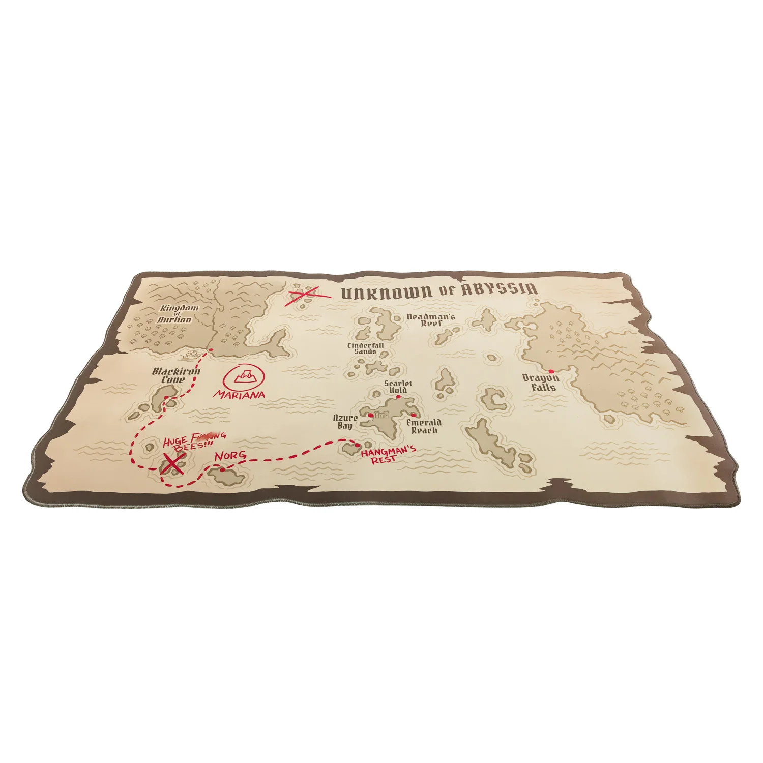 Mermaid Tales Map Desktop Mousepad Mat - Image 5
