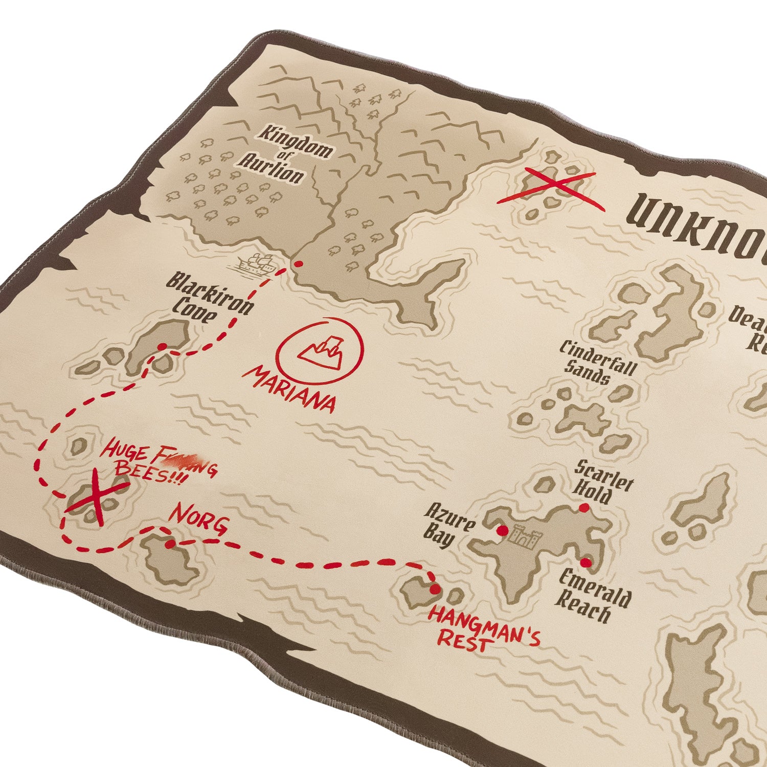 Mermaid Tales Map Desktop Mousepad Mat - Image 7